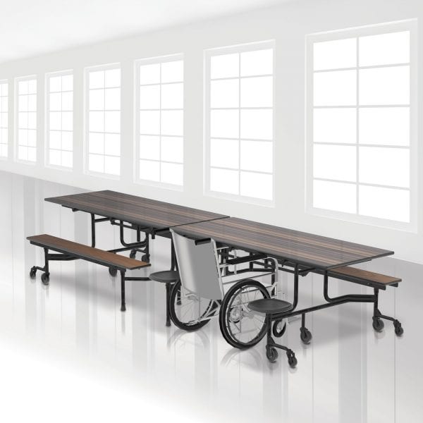 Bench Table (63T) with wheelchair