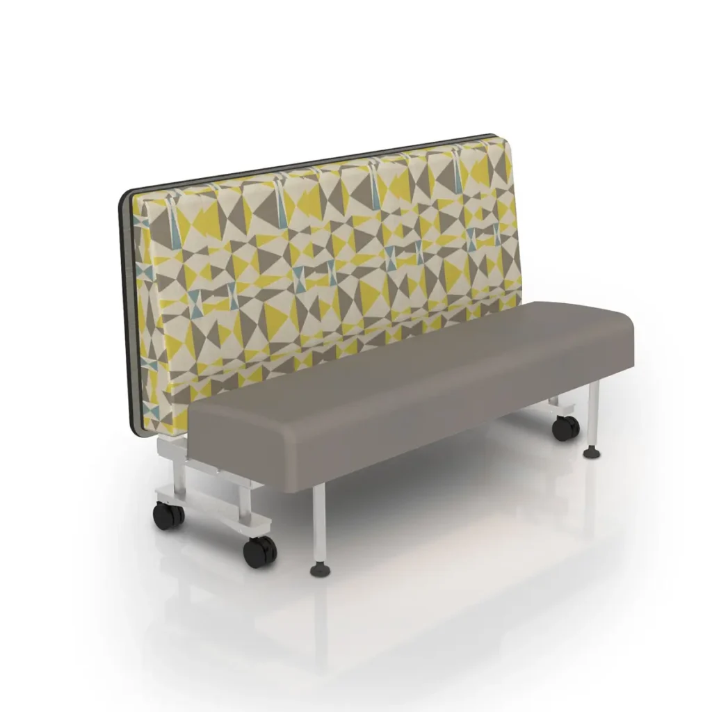 Chariot Cafeteria Booths with Tables