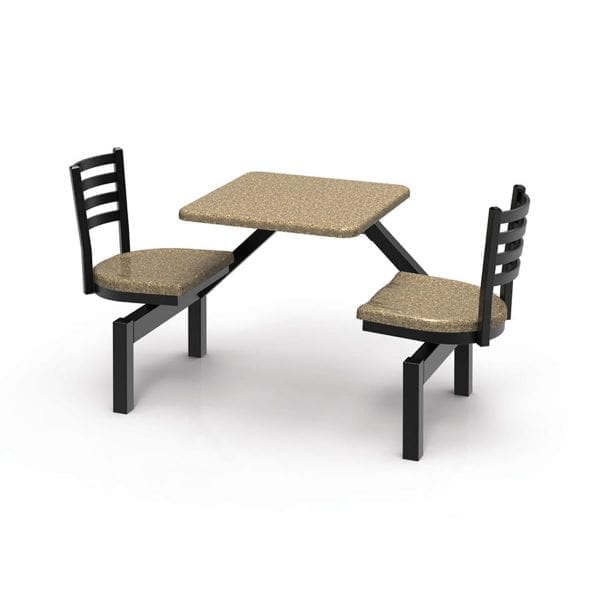 Covey Indoor or Outdoor Tables and Attached Chairs
