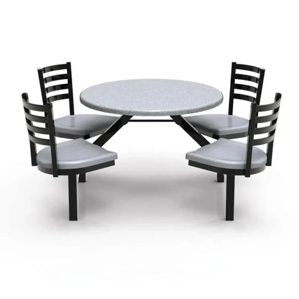 Covey Indoor or Outdoor Tables and Attached Chairs