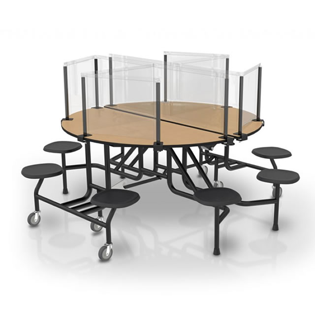 Safety Dividers Round Table