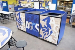 PH Design Cafeteria waste receptacles