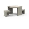 Getzen Concrete Outdoor Table with Chairs