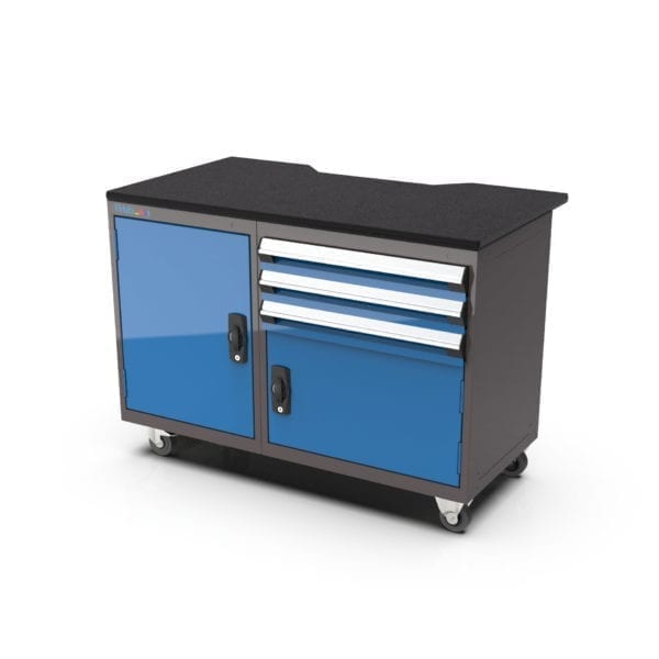 Heavy-duty cabinet, great for fab labs and makerspaces