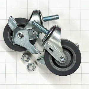 3" Locking Threaded Stem Mount Casters / 00085003