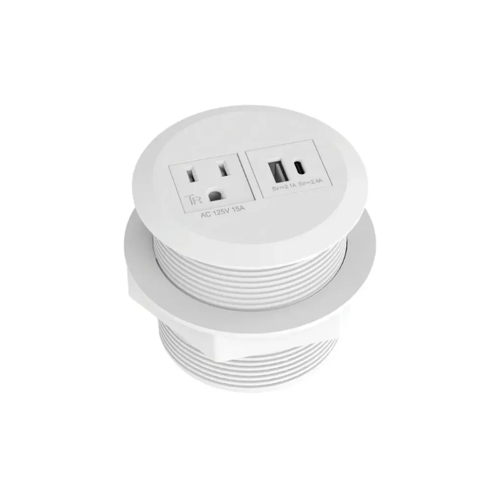 Normal Plug Power Dock Modern Power Options Designed for Efficient Furniture Use